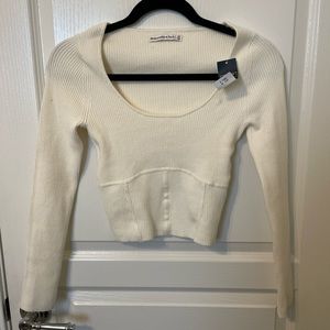 Abercrombie scoop neck corset top